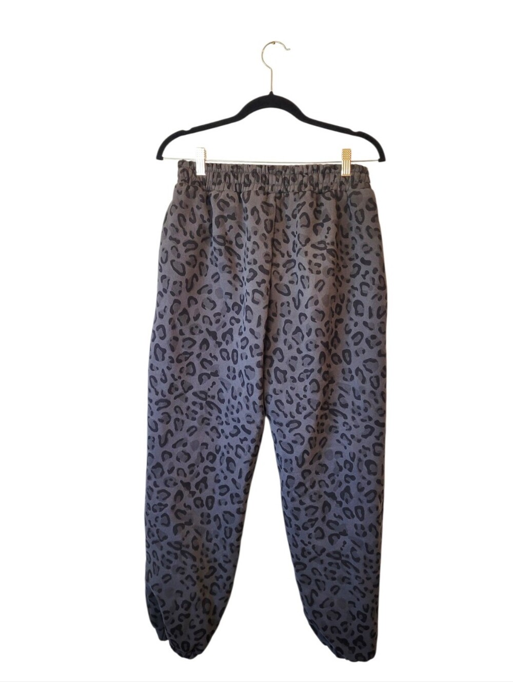 COMFRT Gray Leopard Print Jogger Pants  Size M - Picture 2 of 5